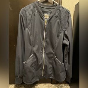 Pewter XL Cherokee scrub jacket